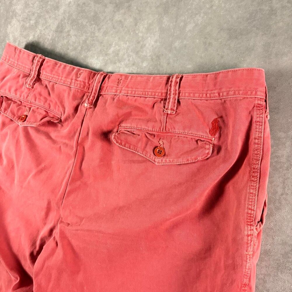 polo ralph lauren relaxed fit pink shorts